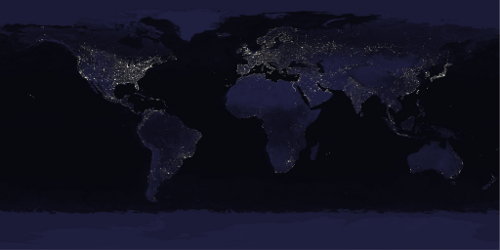 Earth at night Earth at night