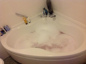 Die Badewanne hatte ich mir verdient :P