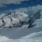 Hintertux - Looking down, right before going down :D